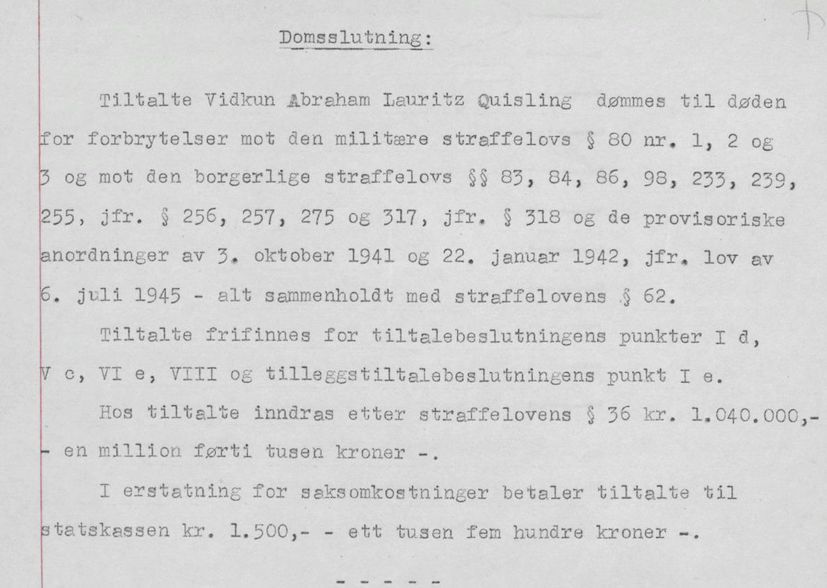 Slik får du tilgang til landssviksaker