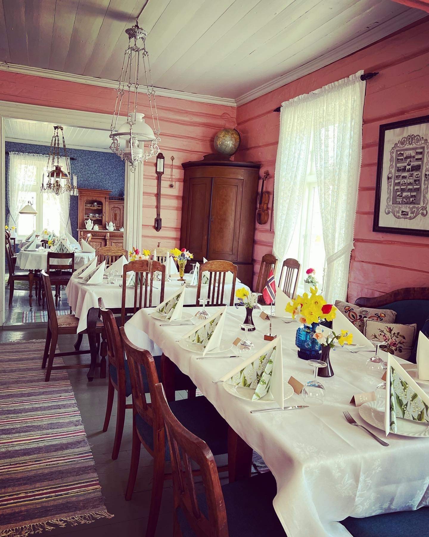 Gundas Stuer som selskapslokaler til konfirmasjon